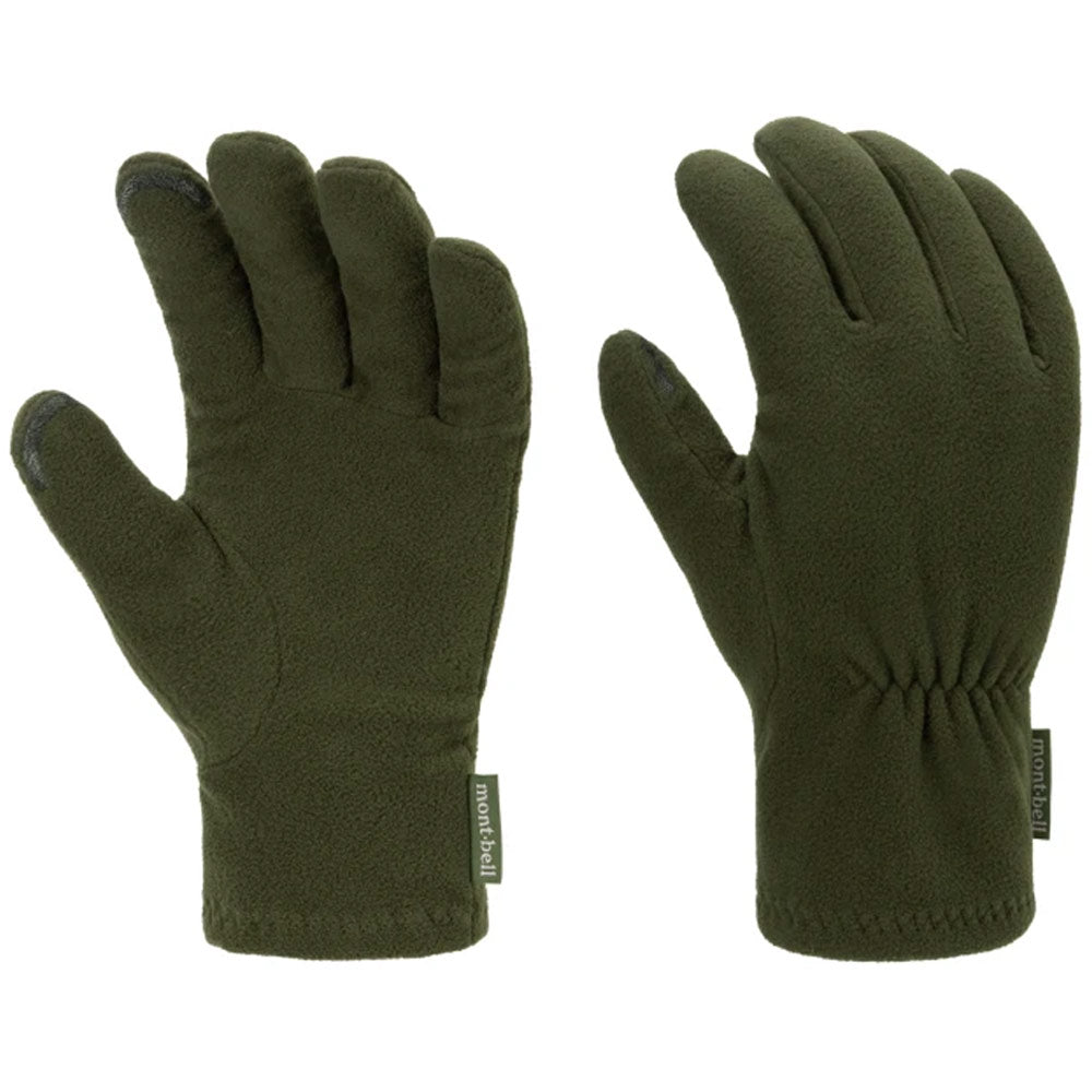 Montbell | Chameece Gloves 'Dark Green' – Hatchet Outdoor Supply Co.