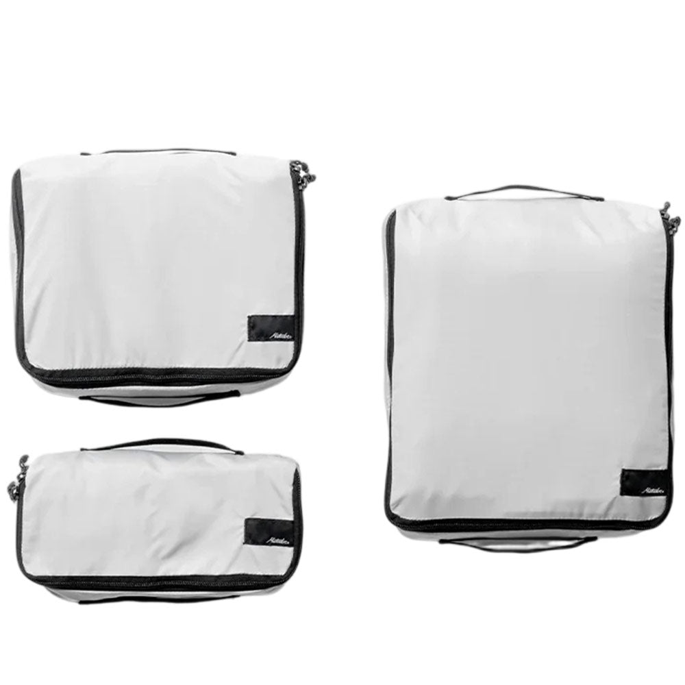ラドロー Packing cube-3 in one set Packing Cube Set 3-Pack Arctic White | Matador – Hatchet Outdoor