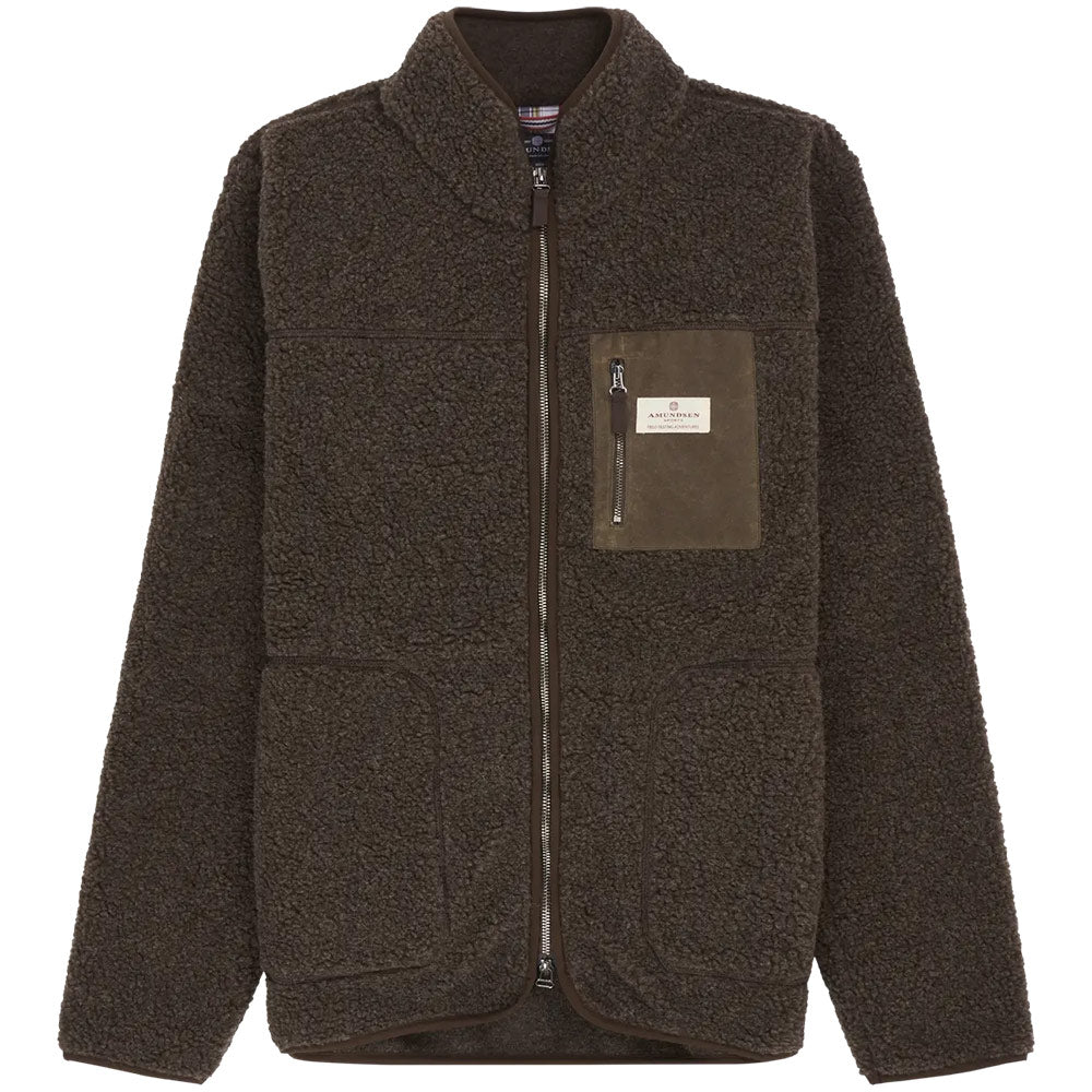 Amundsen Heroes Wool Fleece Jacket Mens Cowboy | Hatchet Supply