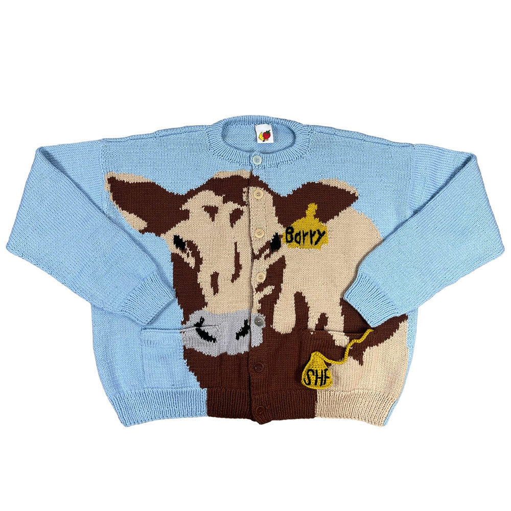 Sky High Farm Goods | Unisex Handknit Barry Cardigan 'Blue