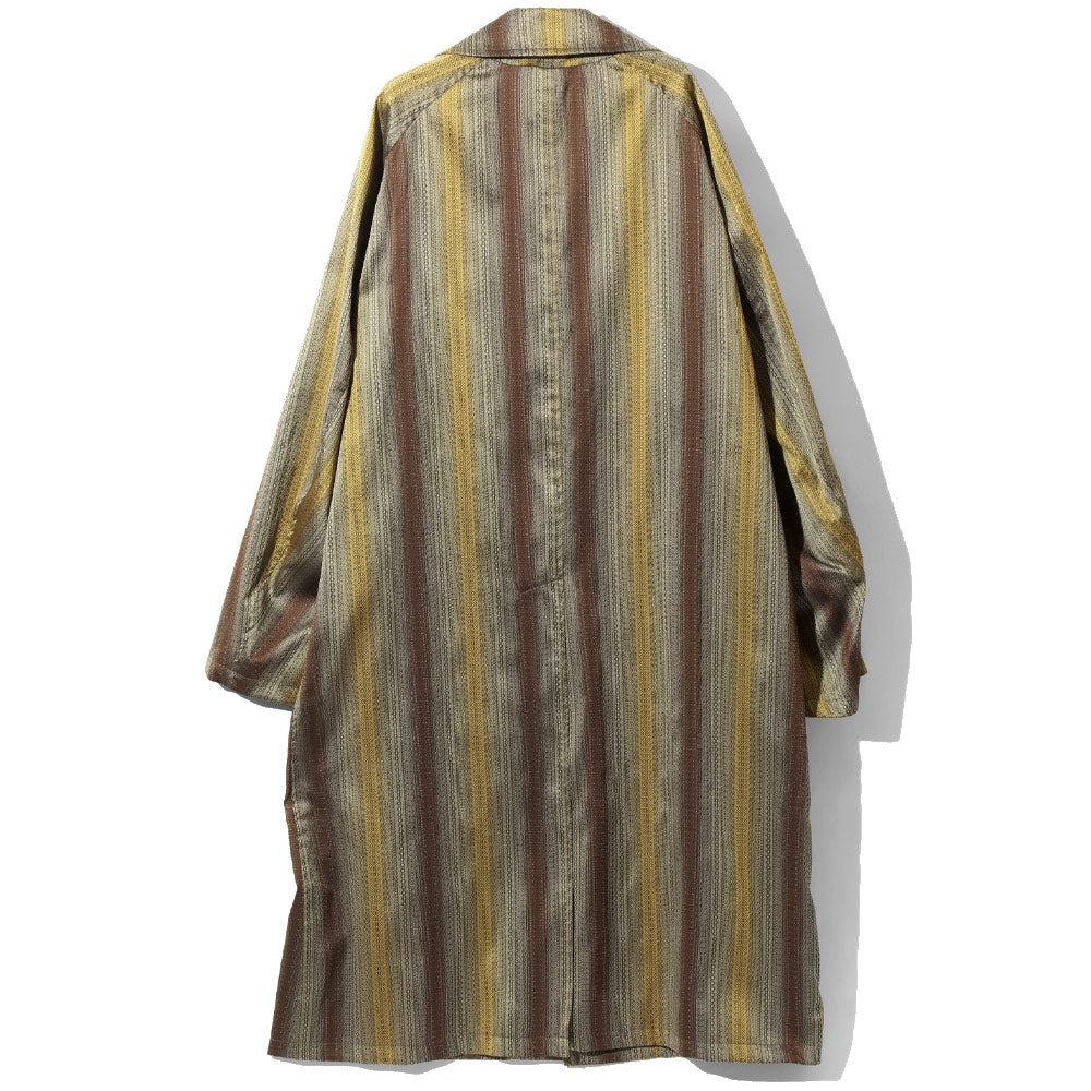 Balcollar Coat - Poly Ombre Stripe Jq. 'Beige / Brown'