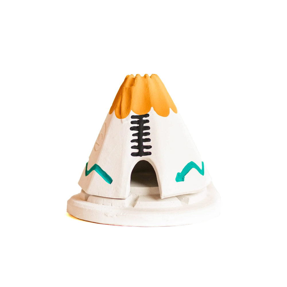 Incense of the West | White Teepee Incense Holders