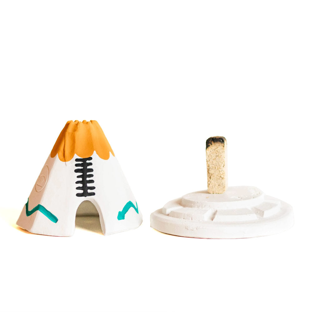 Incense of the West | White Teepee Incense Holders