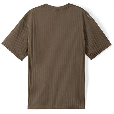 SATISFY | Auralite™ Pleated T‑Shirt 'Olive'