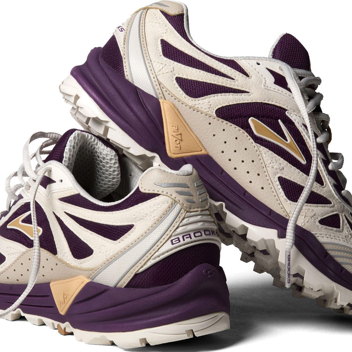 BROOKS | Cascadia 1 Sneakers 'Beet / Moonbeam / Gray' – Hatchet