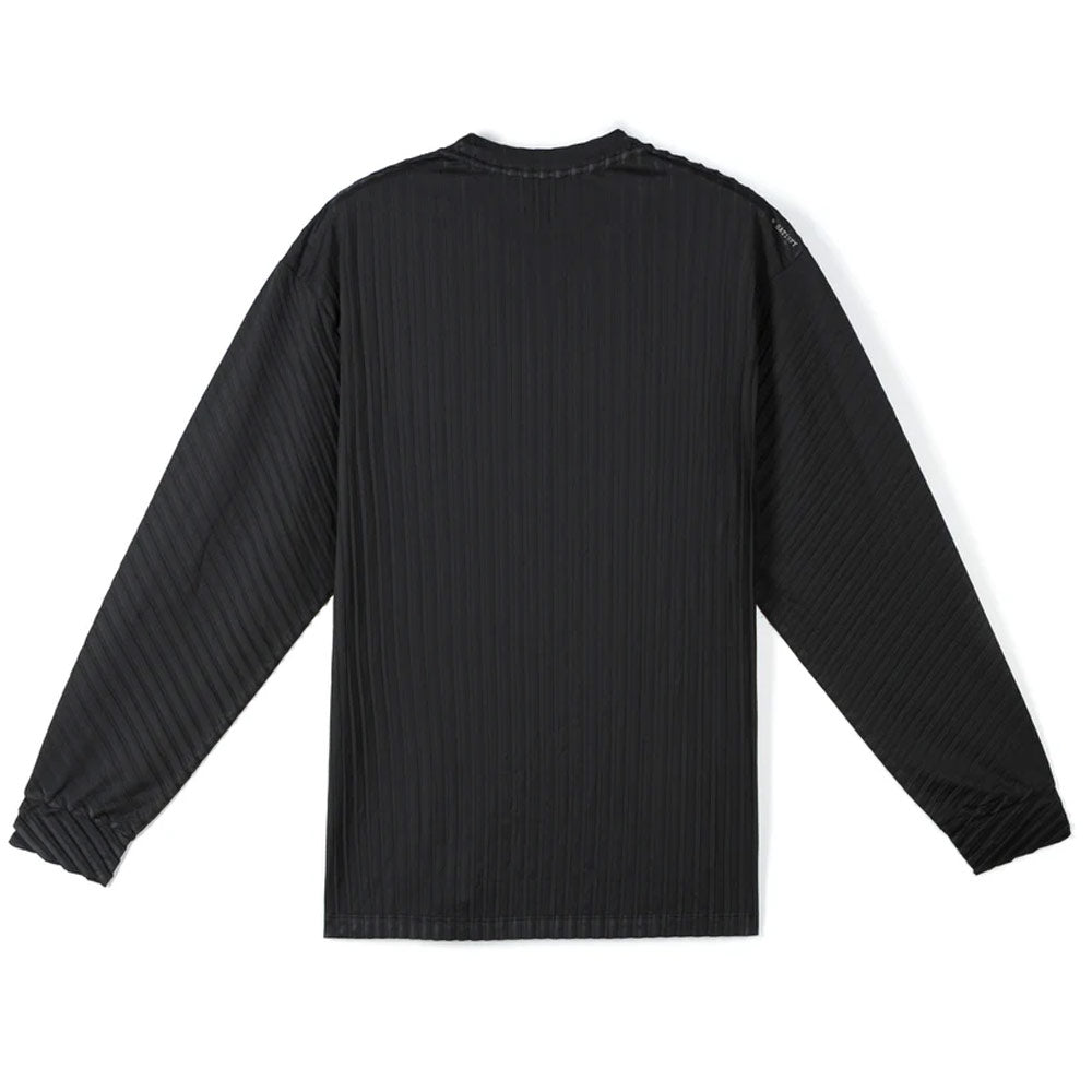 SATISFY | Auralite™ Pleated Long Tee 'Black'