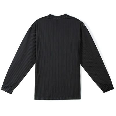 SATISFY | Auralite™ Pleated Long Tee 'Black'