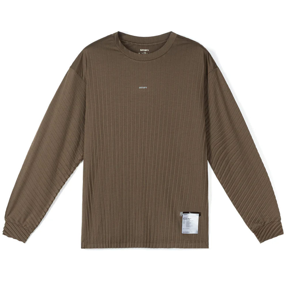 SATISFY | Auralite™ Pleated Long Tee 'Olive'