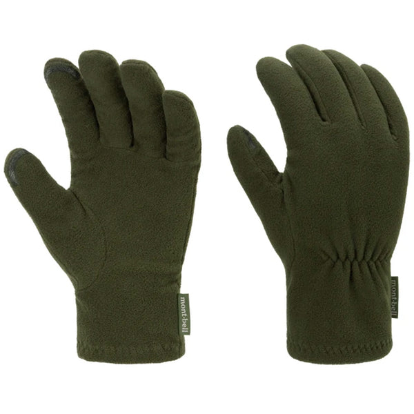 Montbell | Chameece Gloves 'Dark Green' – Hatchet Outdoor Supply Co.