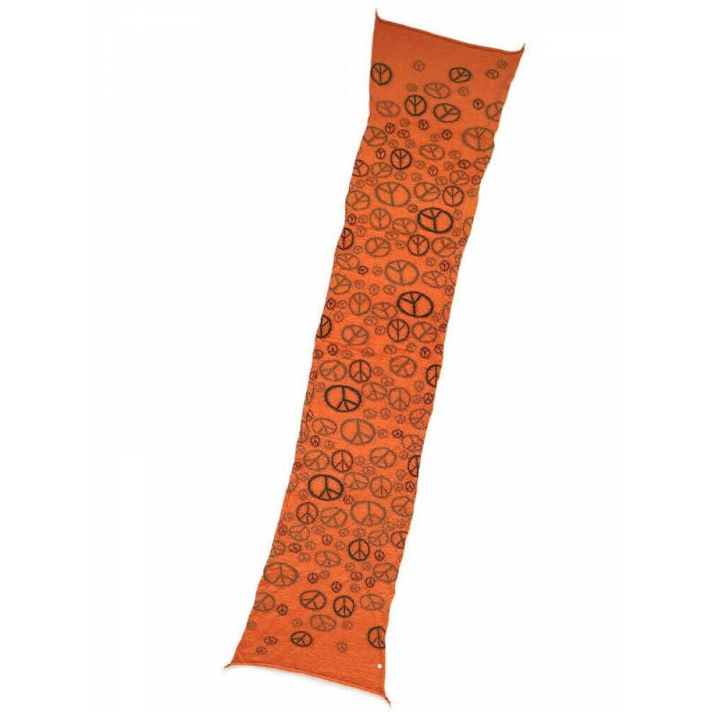 Kapital | Fulling Wool Happy Scarf Peace 'Orange'