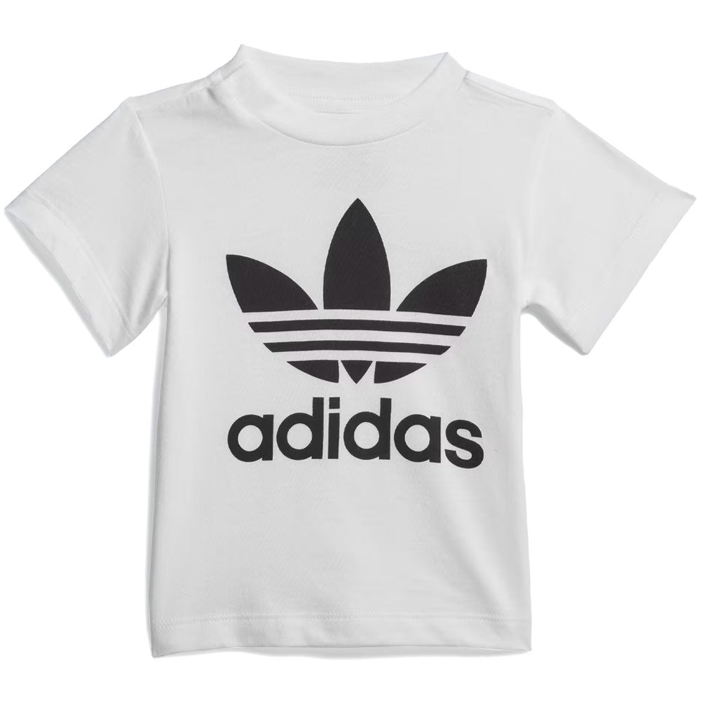 Adidas | Kid's Trefoil Shorts Tee Short Sleeve Set 'White / Black'