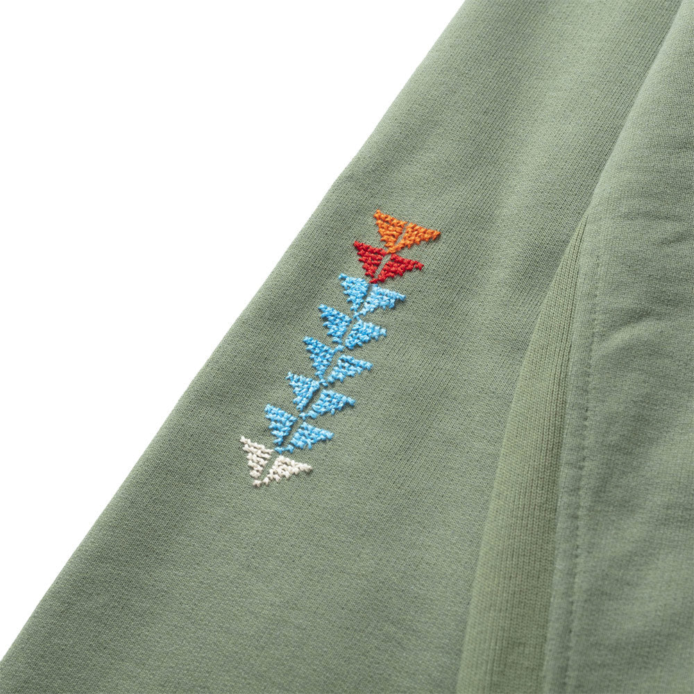 Kharaz Logo Hooded Sweatshirt 'Olive Green'