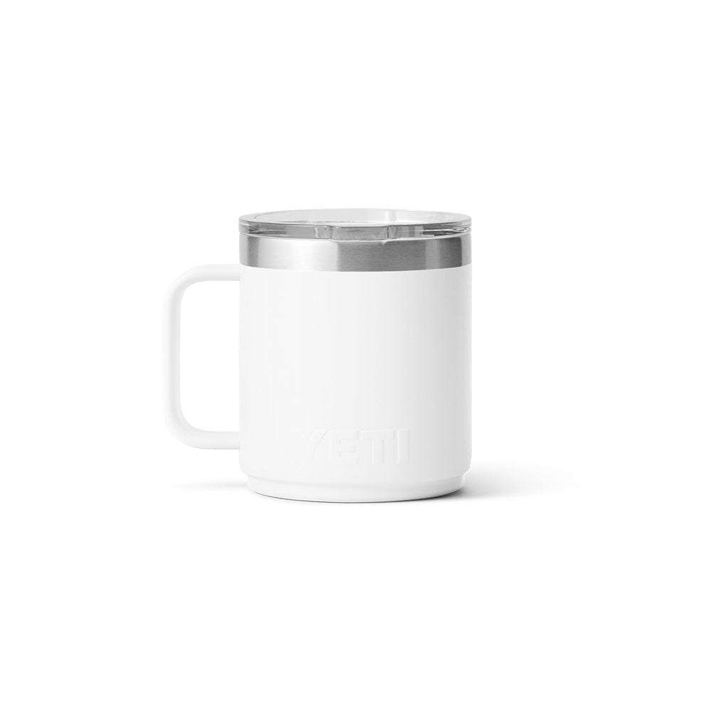 Rambler® 10 Oz Stackable Mug With Magslider™ Lid 'White'