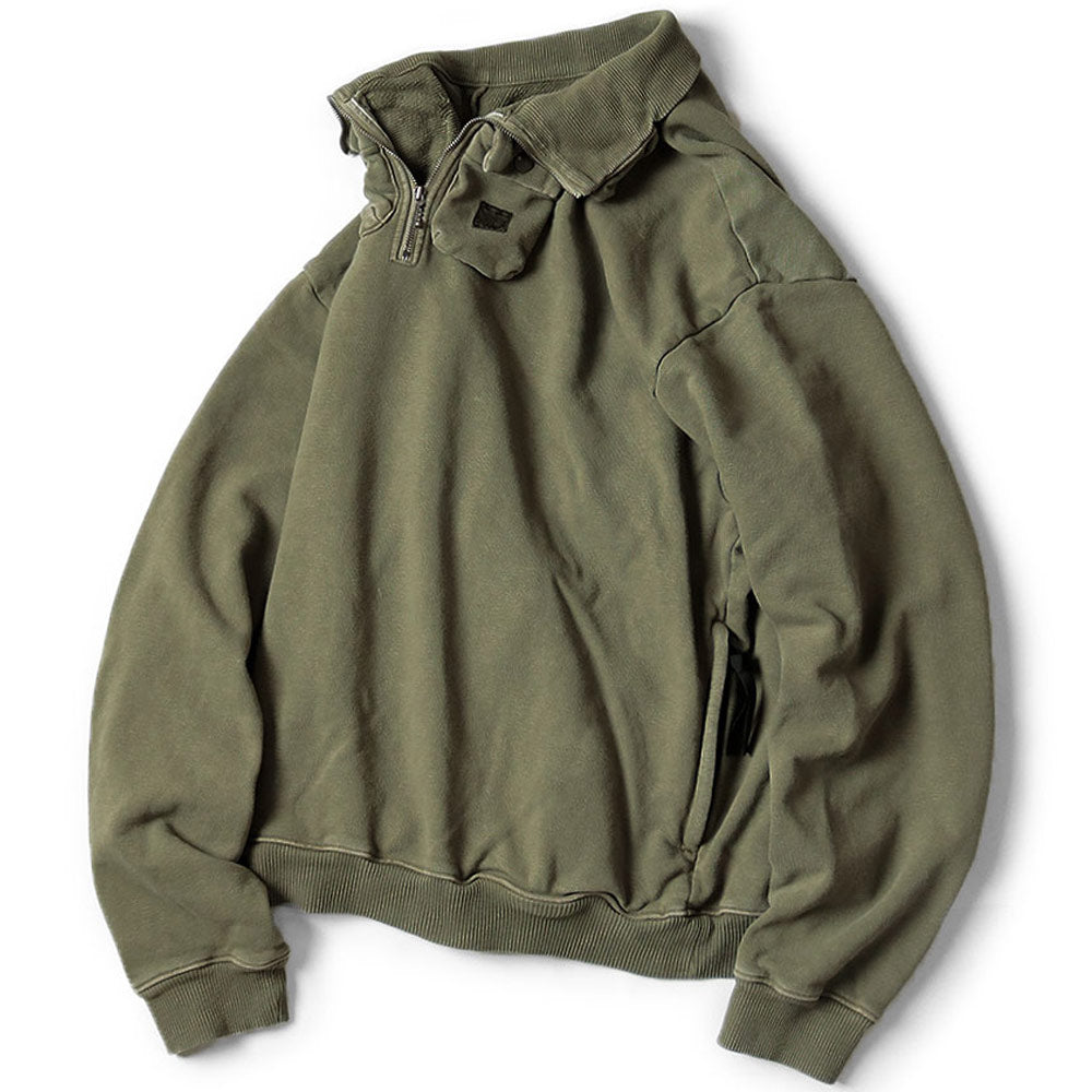 SWT Knit Nickle"4" Half Zip Sweatshirt 'Khaki'