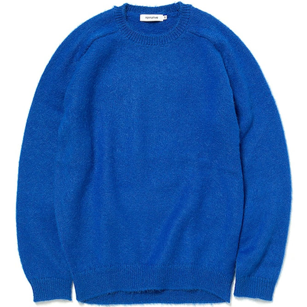 Dweller Sweater Kid Mohair/W/N Yarn 'Royal Blue'