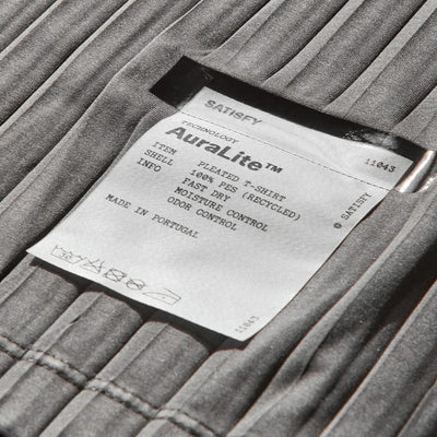 SATISFY | Auralite™ Pleated T-Shirt 'Black'