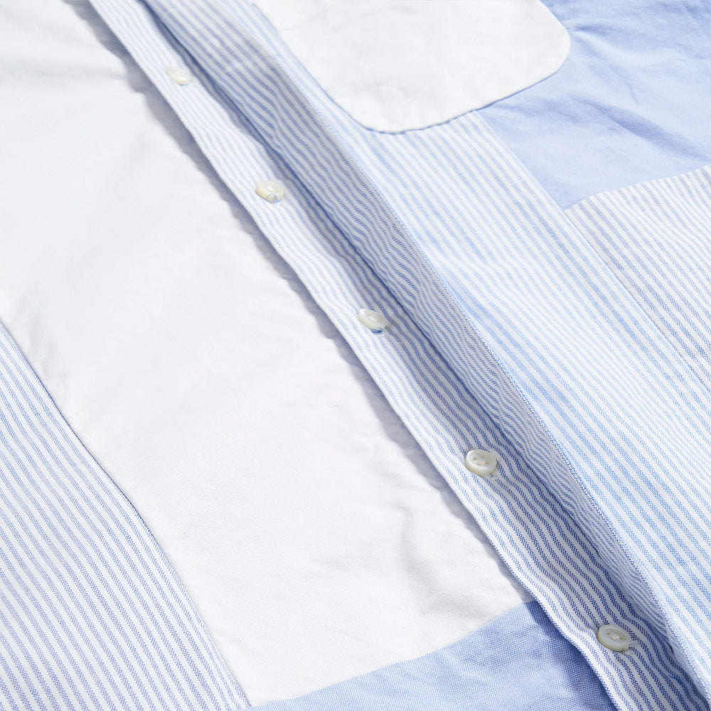 Combo Short Collar Shirt 'White Cotton Oxford'