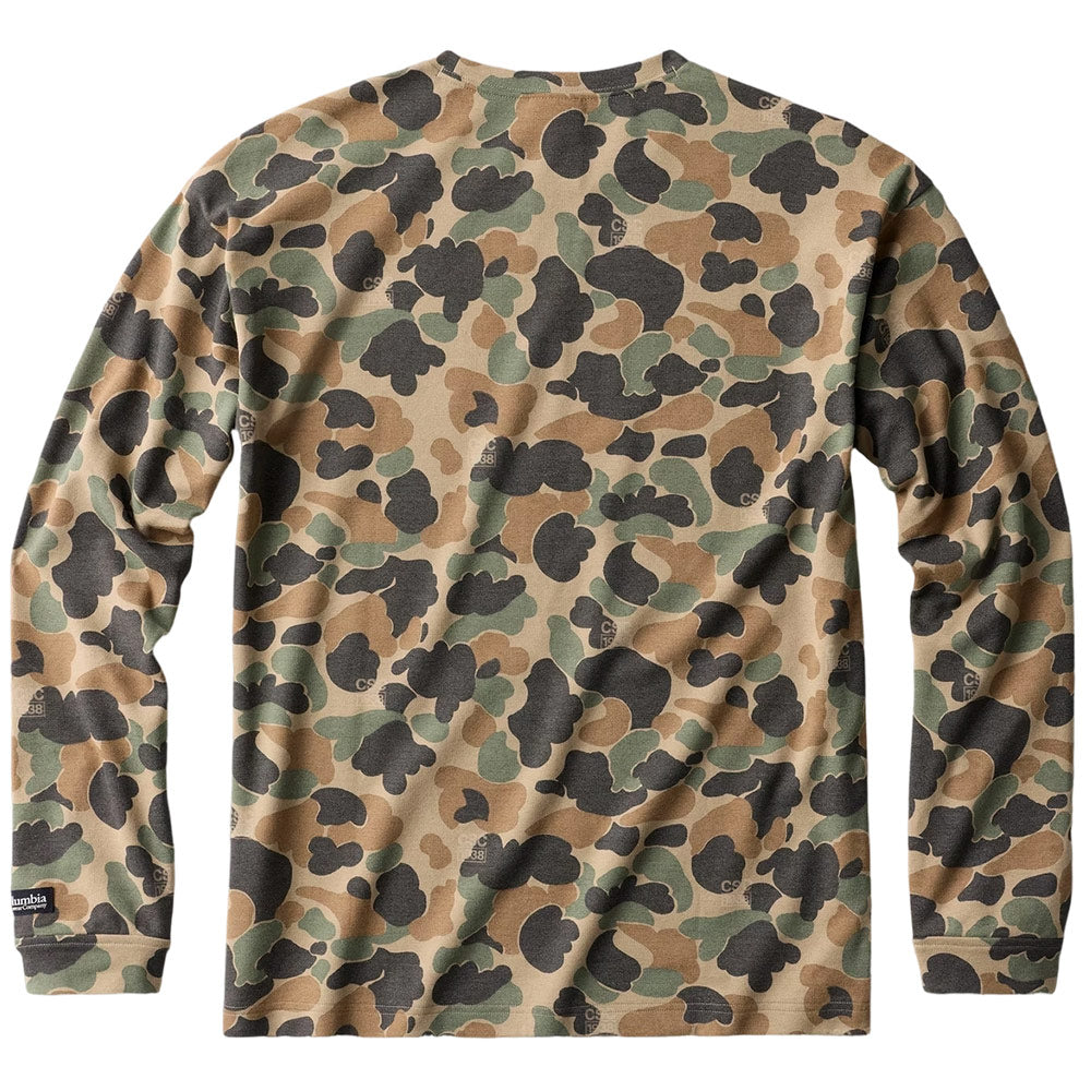 Columbia CSC 1938 Printed Long Sleeve Tee 'British Tan Duck Camo