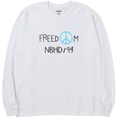 Neighborhood | NH Tee Long Sleeve-8 T-Shirts 'White'