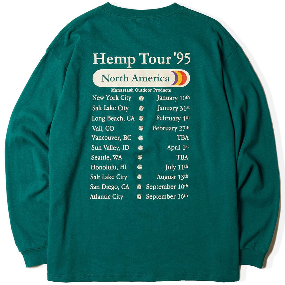 Hemp L/S Tee Hemp Tour 'Evergreen'