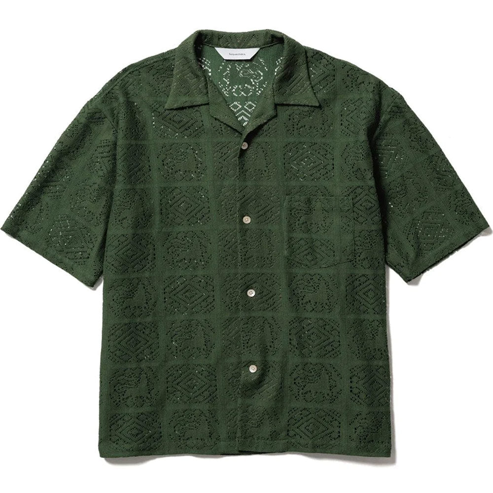 JAH Lion Lace H/S OC Shirt 'Green'