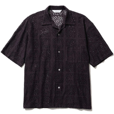 JAH Lion Lace H/S OC Shirt 'Black'
