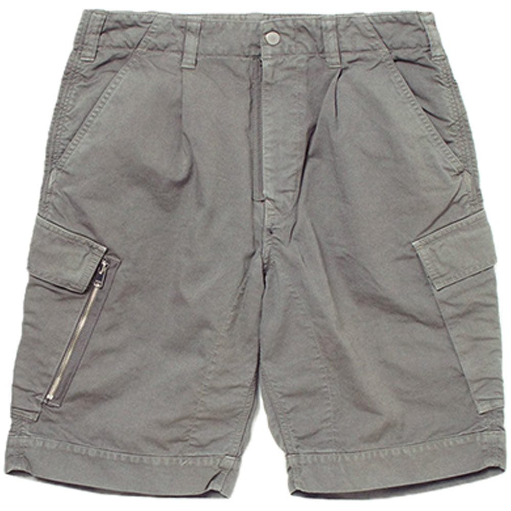 Soldier 6P Shorts Cotton German Code Cloth Overdyed 'Cement'