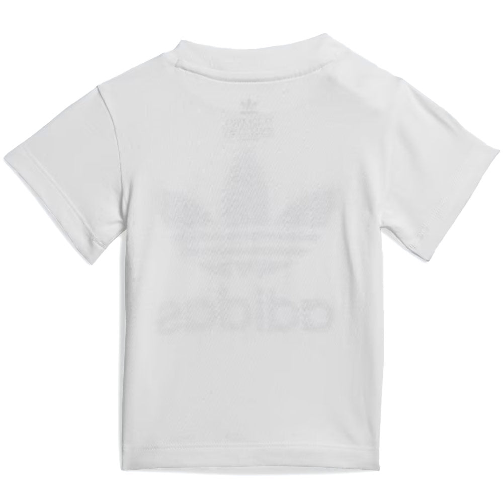 Adidas | Kid's Trefoil Shorts Tee Short Sleeve Set 'White / Black'