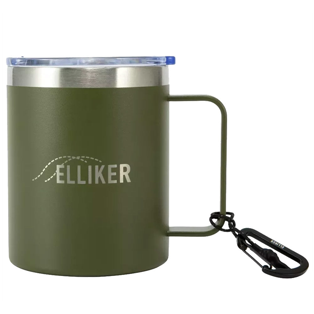 ELLIKER | Malton Vacuum Insulated Camp Mug 12oz 'Green'