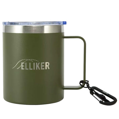 ELLIKER | Malton Vacuum Insulated Camp Mug 12oz 'Green'