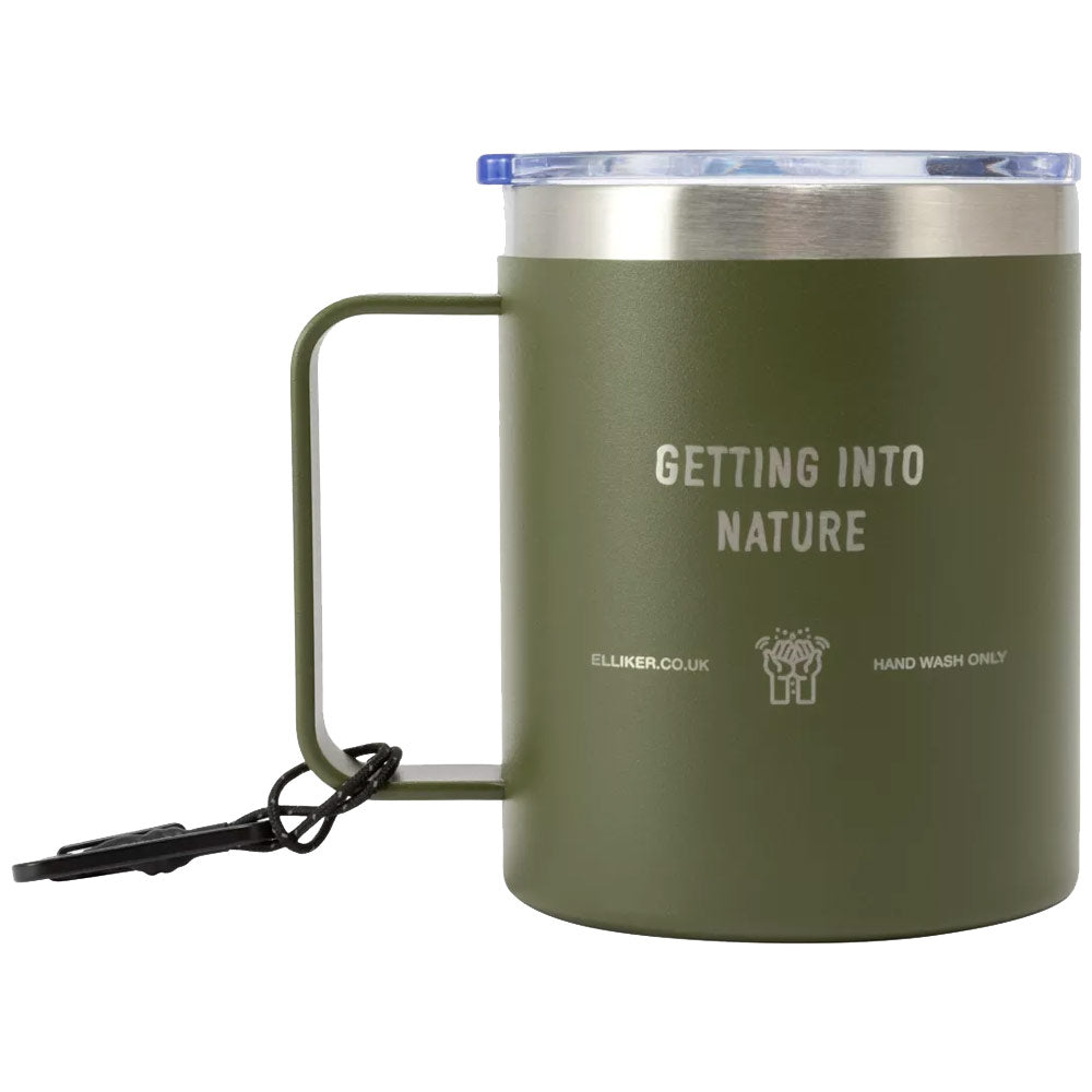 ELLIKER | Malton Vacuum Insulated Camp Mug 12oz 'Green'