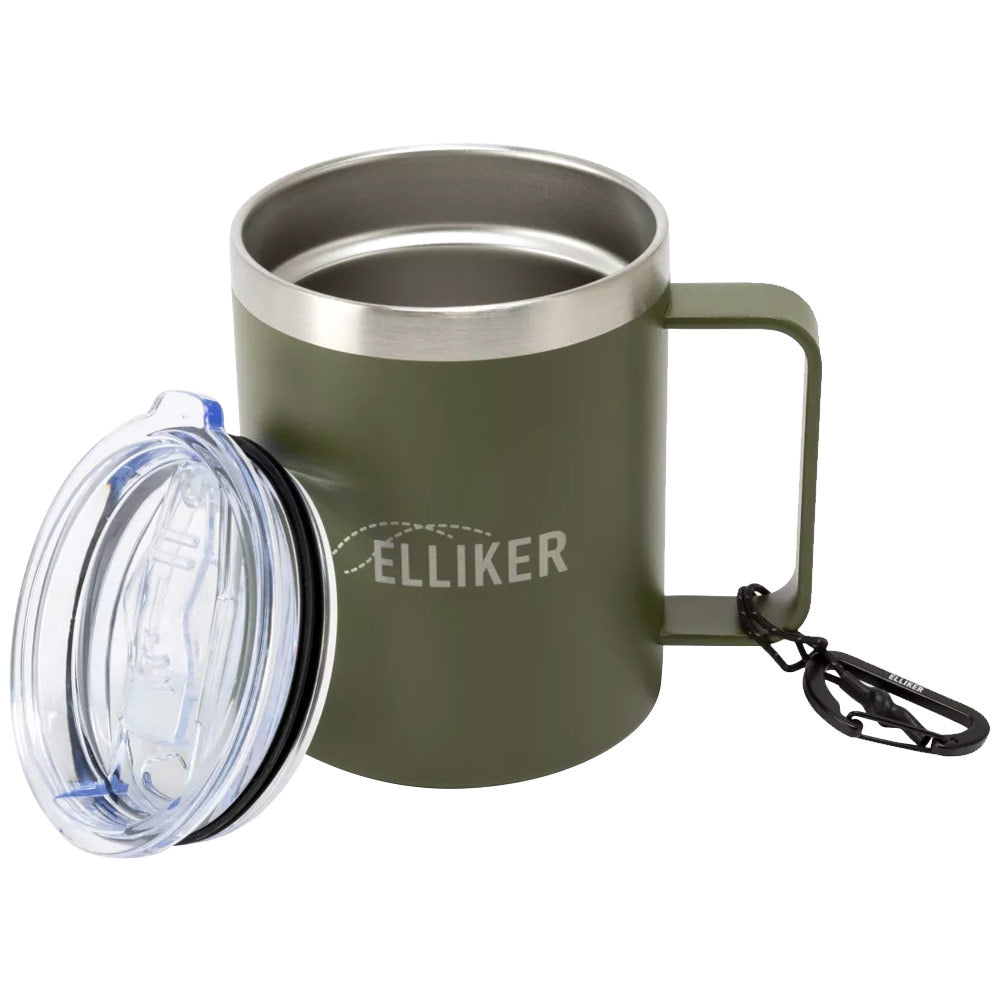 ELLIKER | Malton Vacuum Insulated Camp Mug 12oz 'Green'