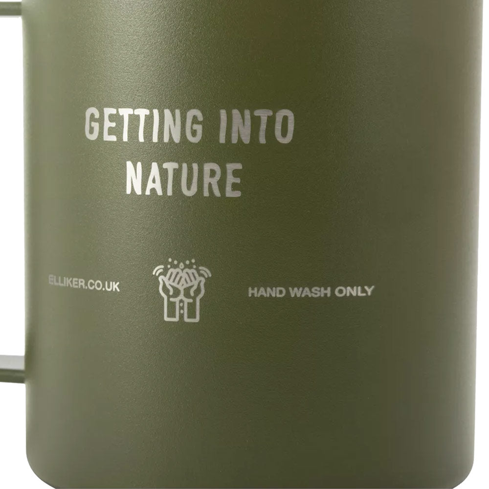 ELLIKER | Malton Vacuum Insulated Camp Mug 12oz 'Green'
