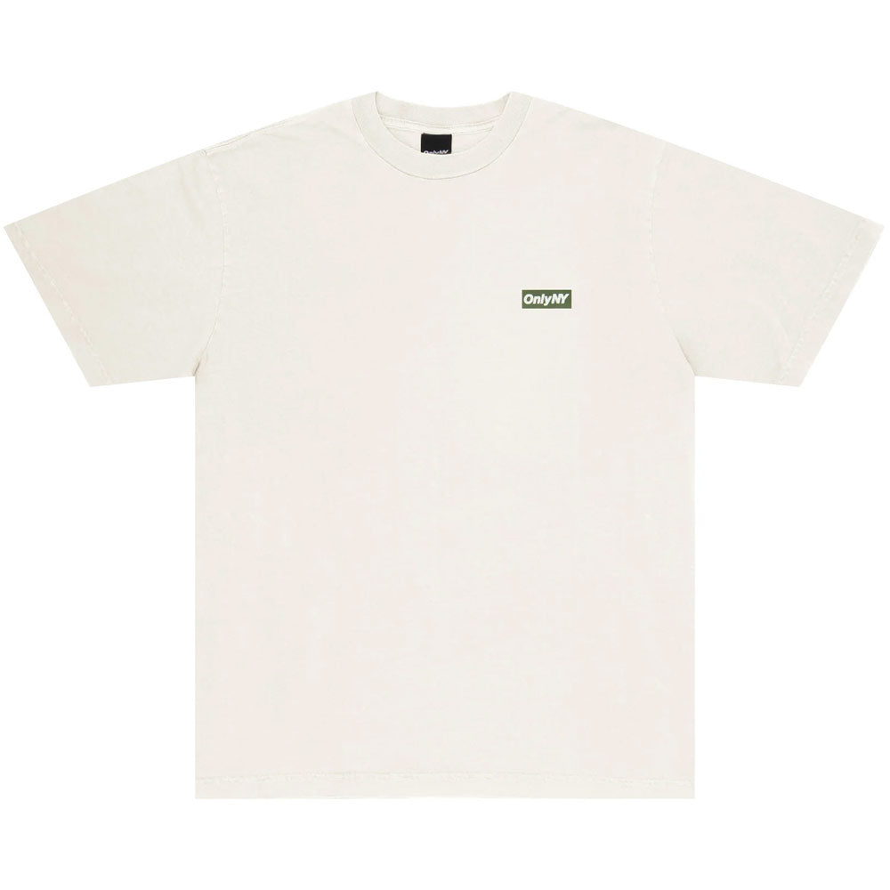 Block Logo T-Shirt Short Sleeve 'Natural / Green'