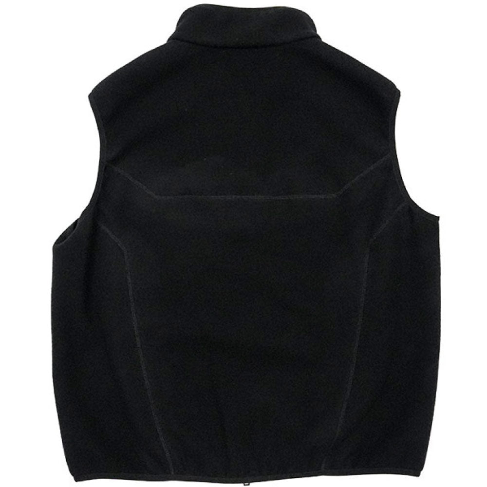 Wool Tech Fleece Vest 'Black Raven'