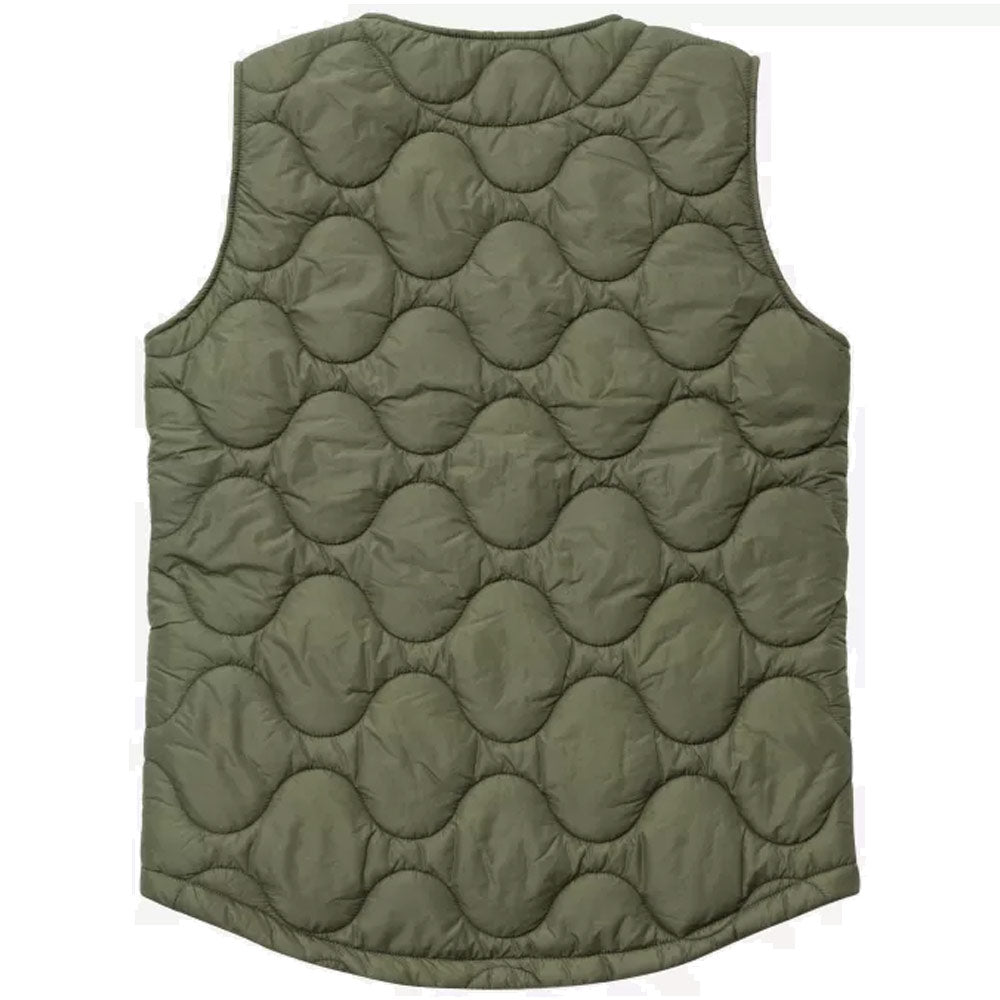 ELLIKER | Satron Insulated Onion Quilt Vest 'Khaki'
