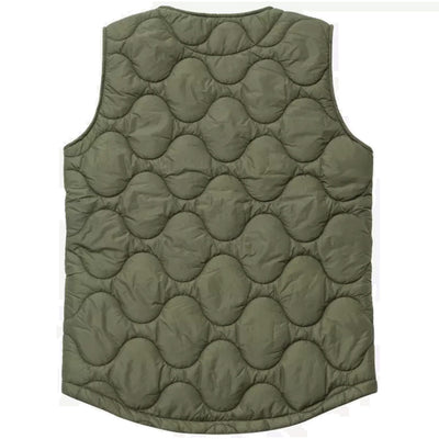 ELLIKER | Satron Insulated Onion Quilt Vest 'Khaki'