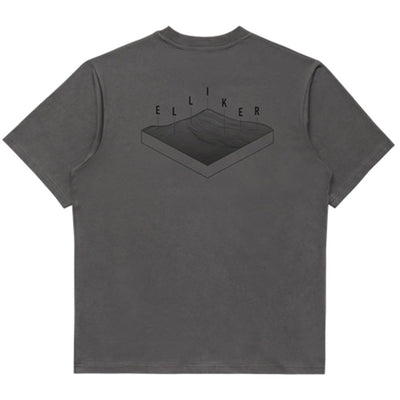 ELLIKER | Rill Hill Print Short Sleeve T-Shirt 'Grey'