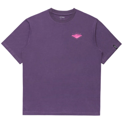 ELLIKER | Rill Hill Print Short Sleeve T-Shirt 'Purple'