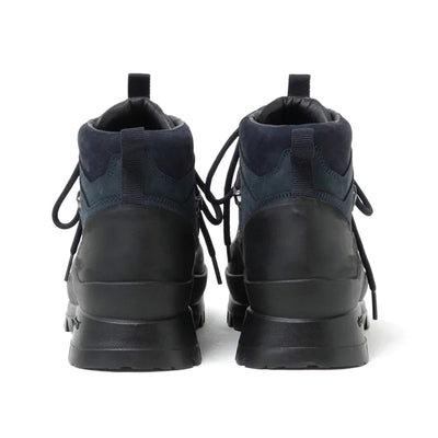 Hiker Lace Up Boots Cow Leather By Diemme 'Navy'