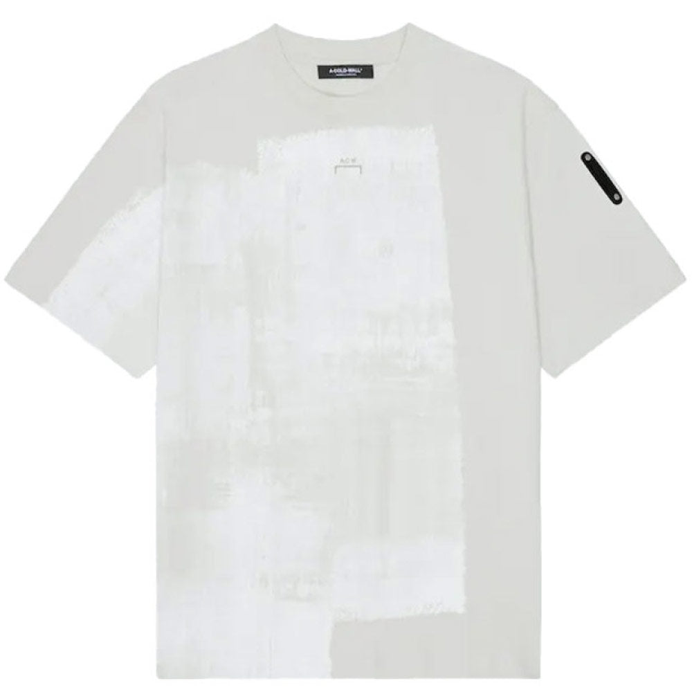 Knitted Brushstroke T-Shirt 'Bone'