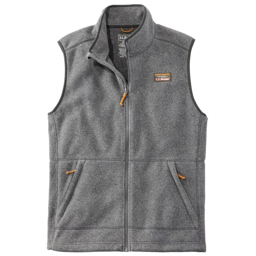 L.L.Bean | Men's Mountain Classic Fleece Vest Regular 'Charcoal Heather'