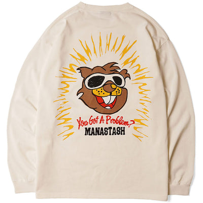 RE:POLY L/S T-Shirt Beaver 'White'