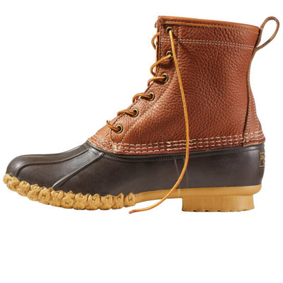 L.L.Bean | Men's Bean Boots, 8" Shearling-Lined Insulated 'Tan / Bean Boot Brown / Gum'