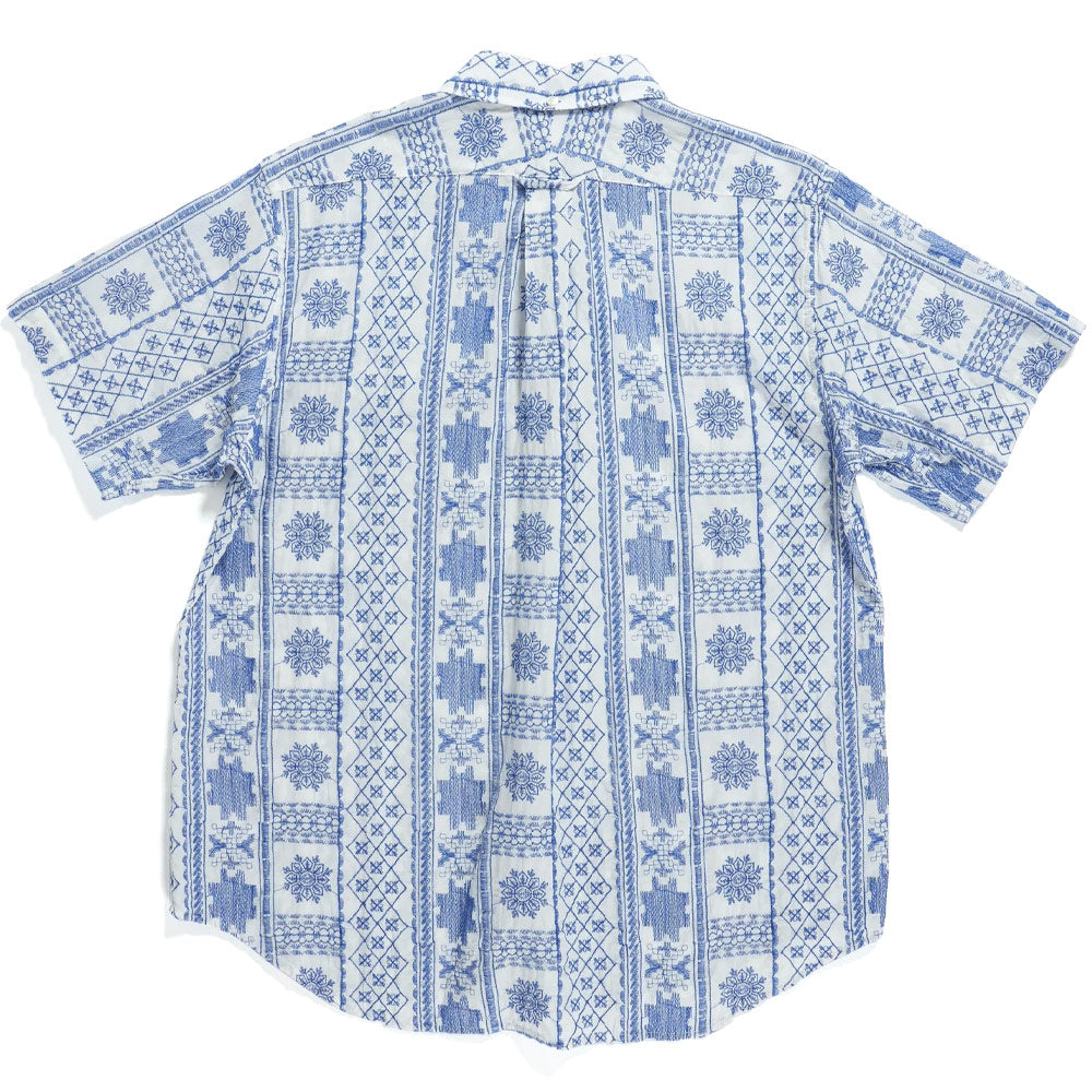 Popover BD Shirt ' Blue / White CP Embroidery'