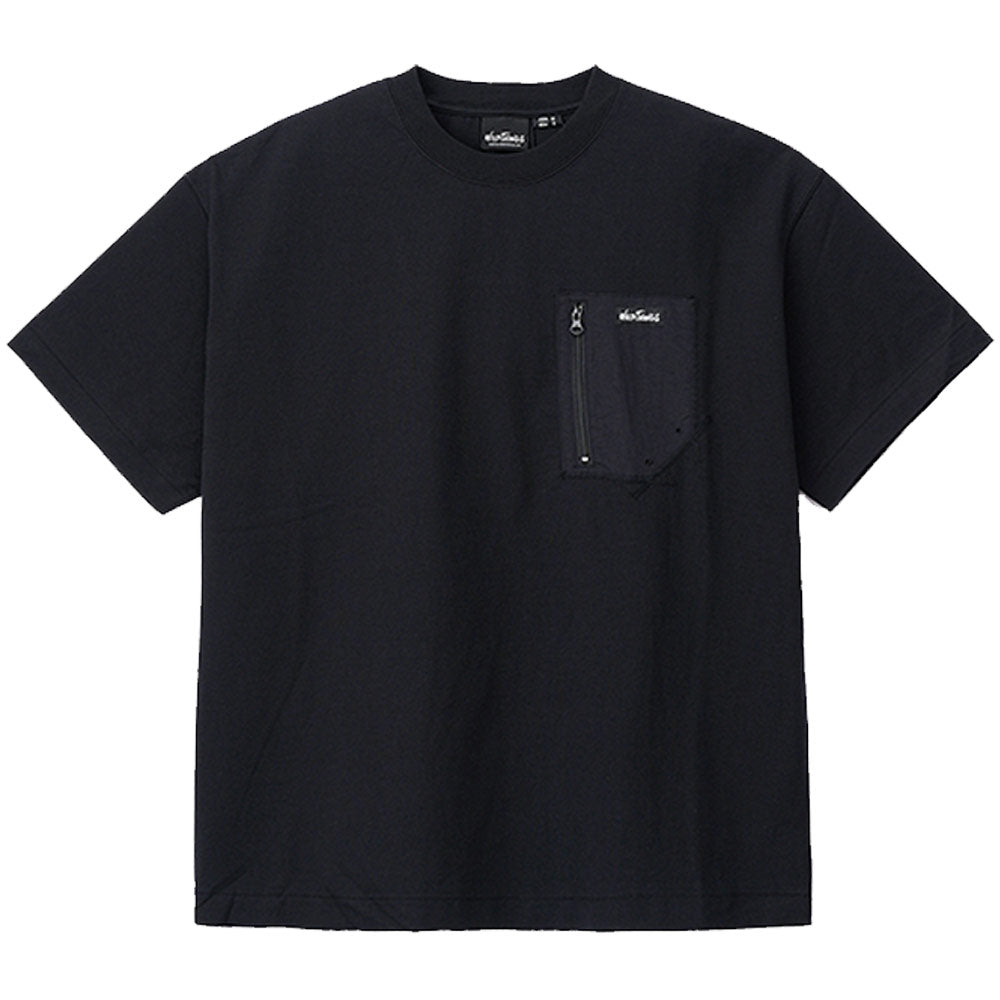 Chest Woven Poctet T-Shirt 'Black'