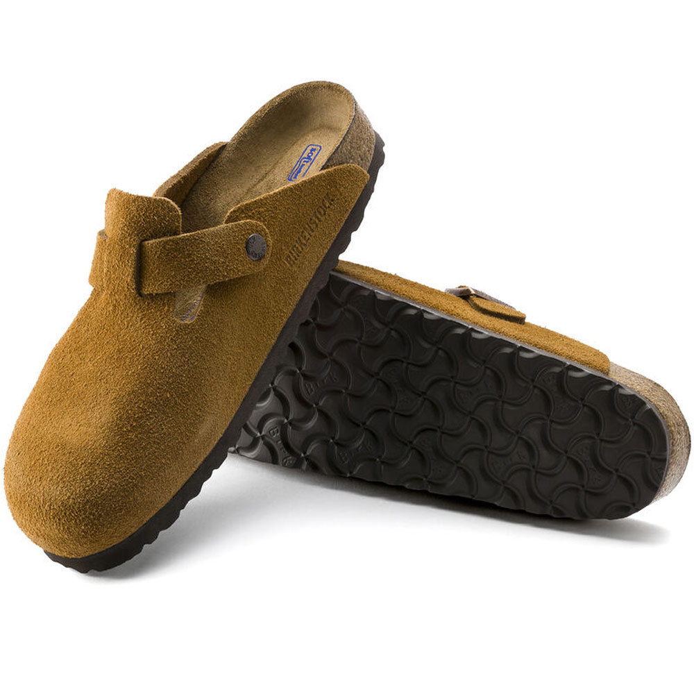 Boston Soft Footbed Suede Leather 'Mink'