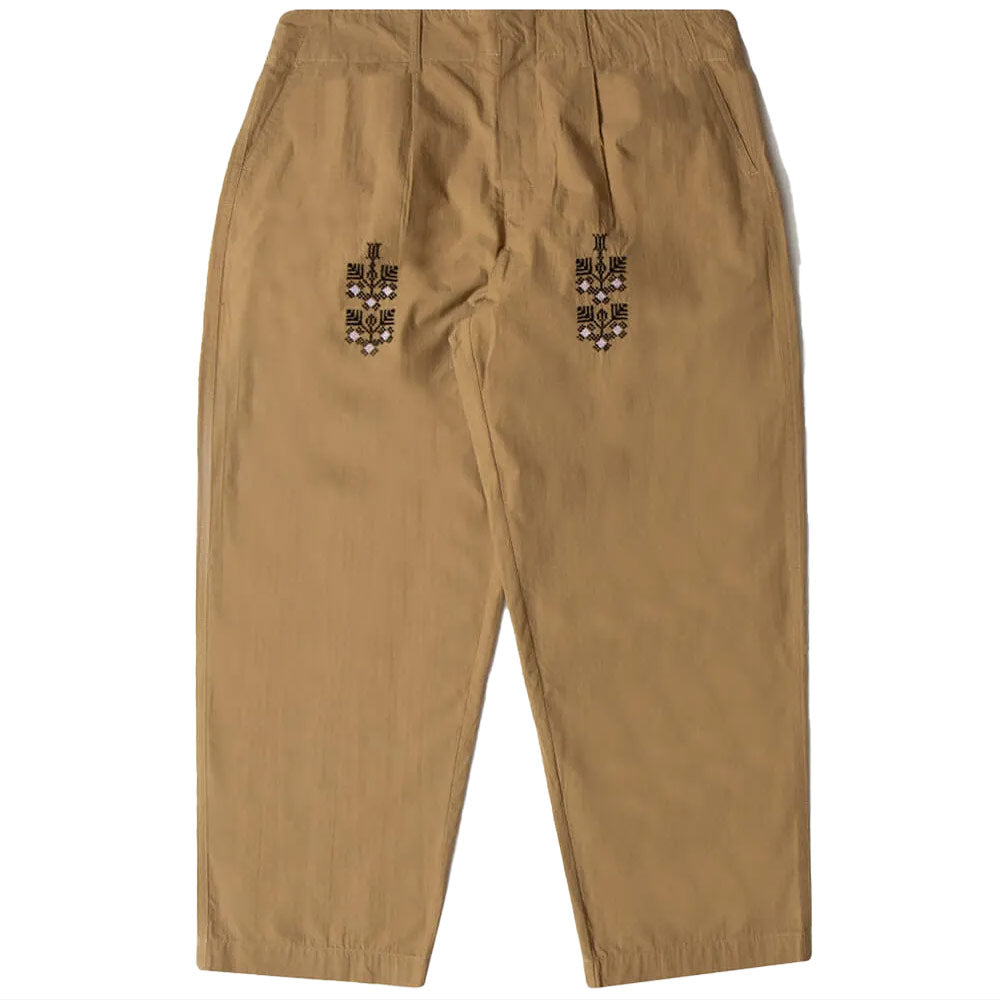 Qrunful Cotton Ripstop Trousers 'Brown'