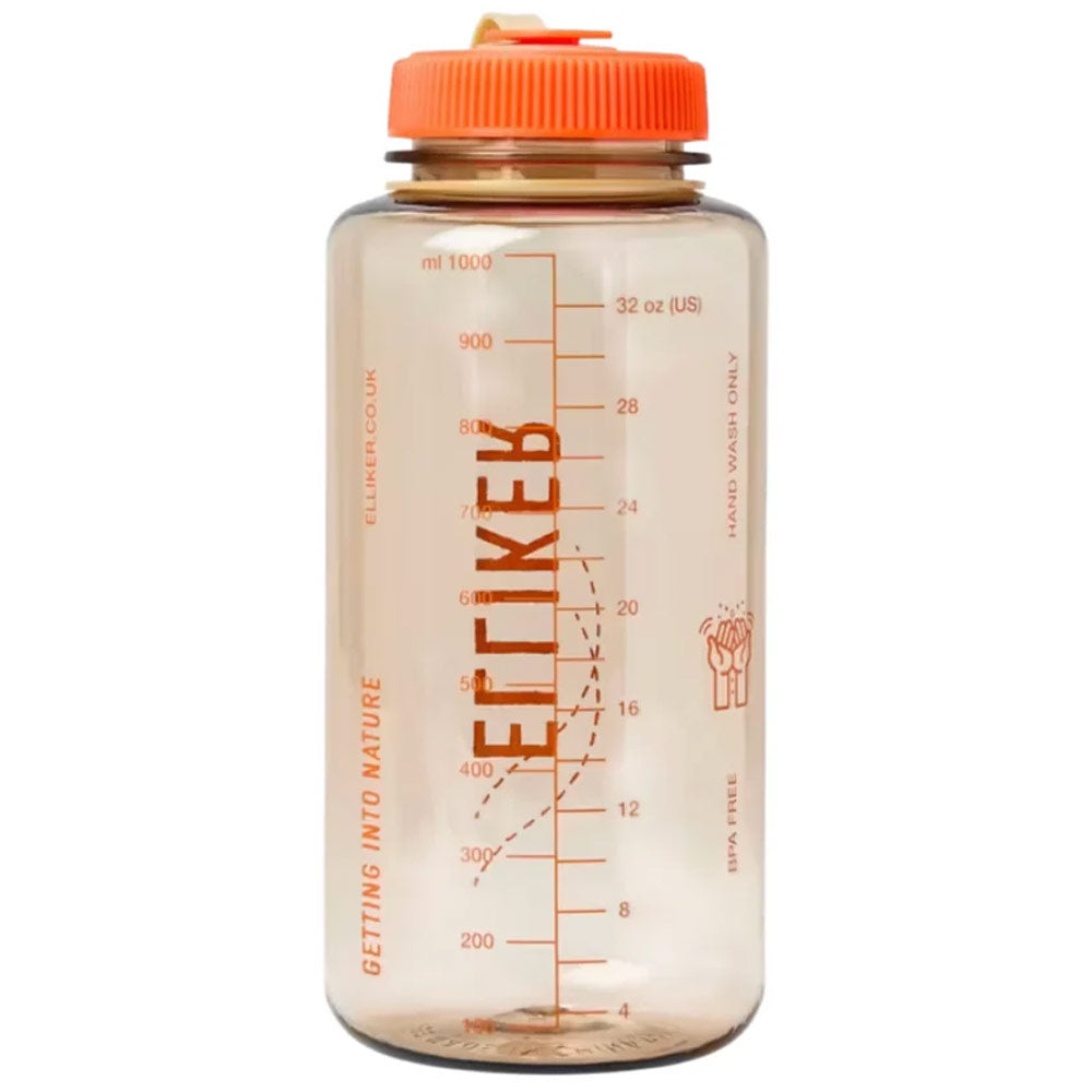ELLIKER | Water Bottle – 32 Oz. 'Sand / Orange'