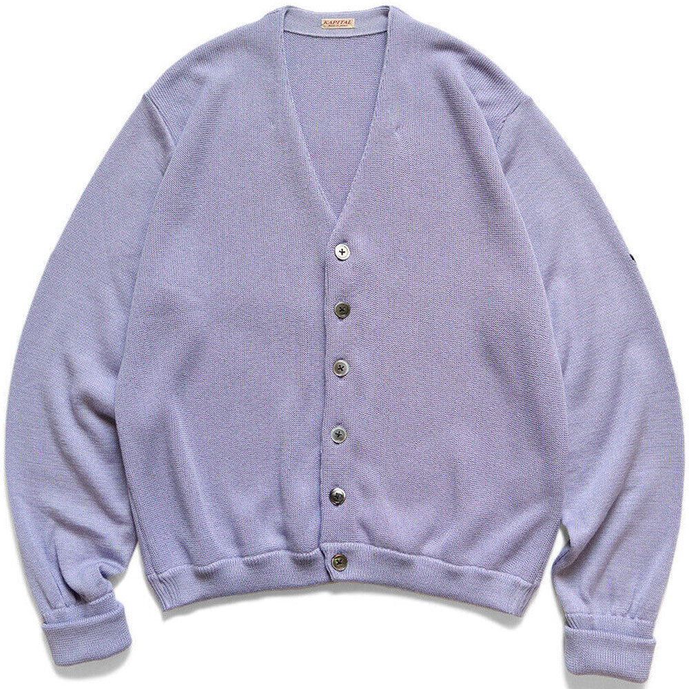 10G Eco Knit Elbow-Coneybowy Short Cardigan 'Violette'